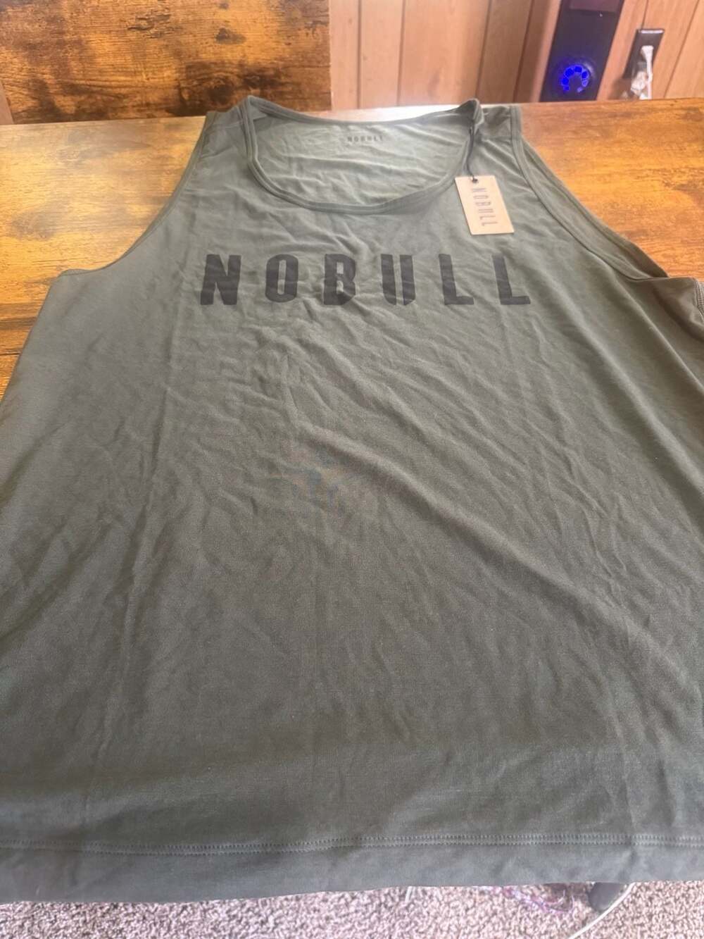 Nobull Men's U Tank Top in Dark Army Green